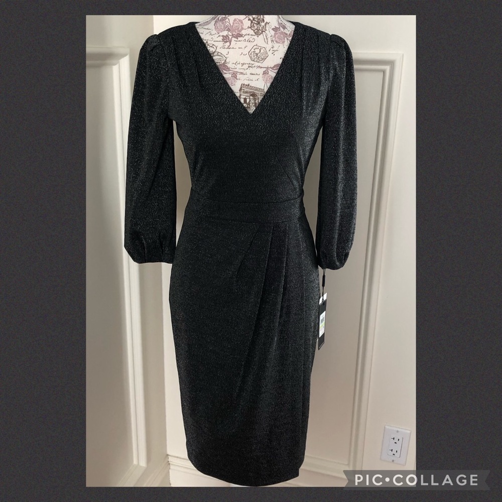 ♦️NWT Karl Lagerfeld sparkly wrap dress